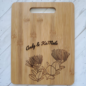 Lehua Bloom Cutting Board