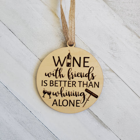 Wine With Friends Wine Charm