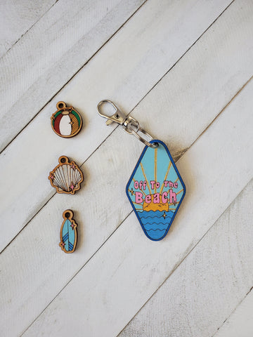 Off to the Beach Keychain