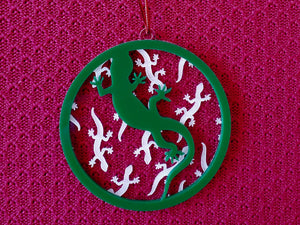 Gecko Christmas Ornament