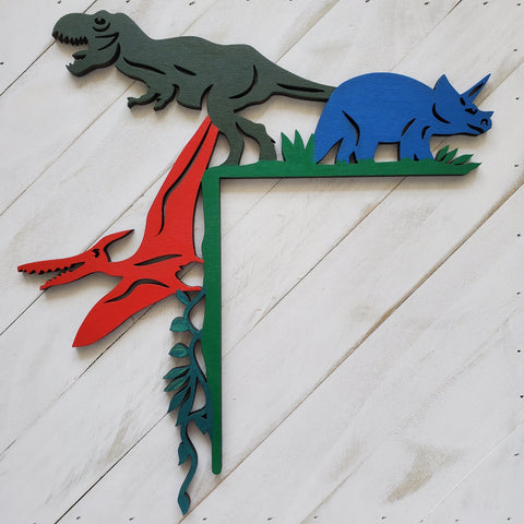 Dinosaur Door Trim Corner Sitter