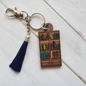 Bookcase Keychain