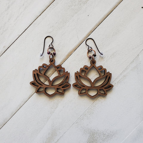 Lotus Flower Earrings