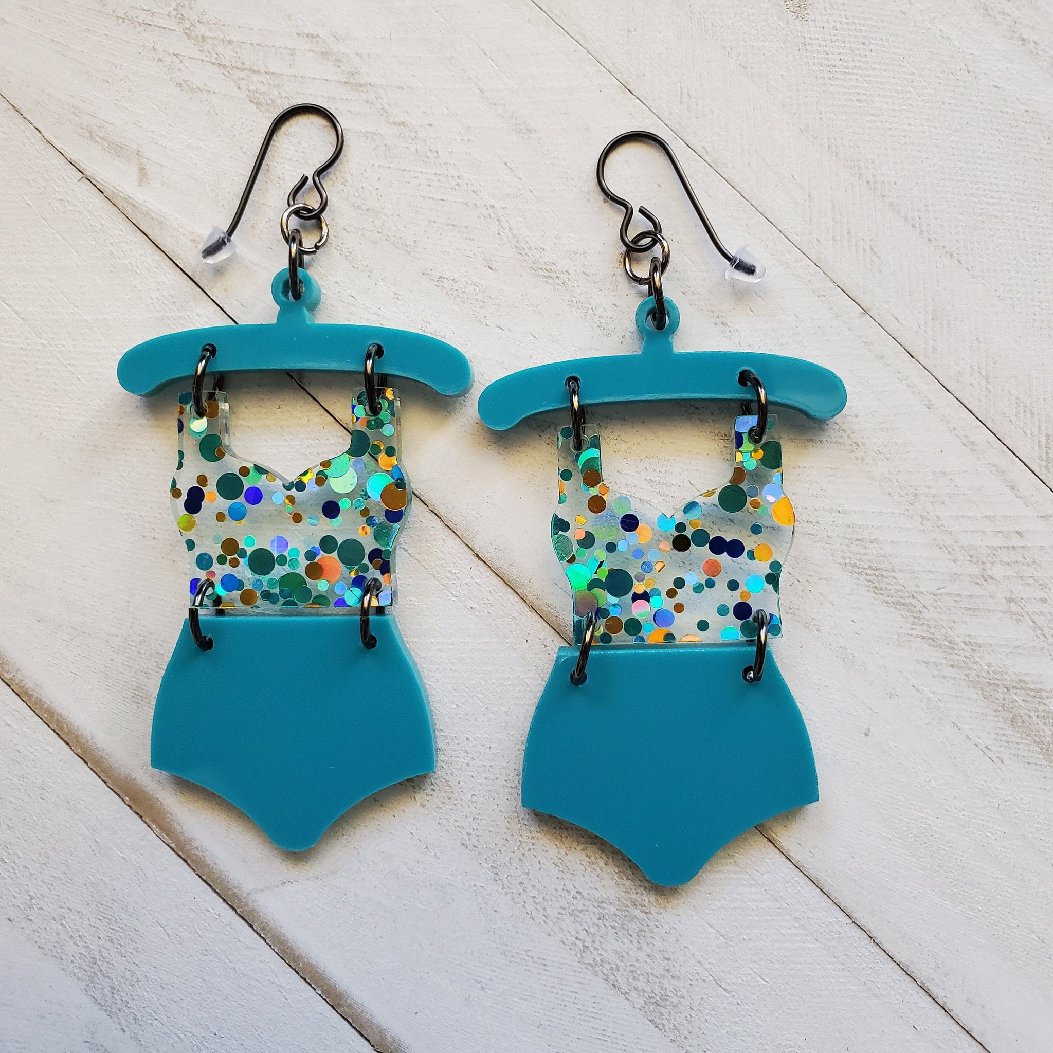 Confetti Swimsuit Earrings