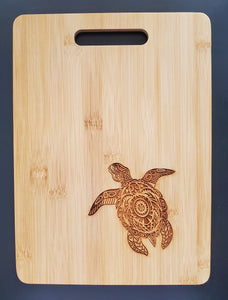 Tribal Sea Turtle (Honu) Cutting Board