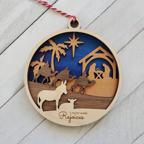 Nativity Manger Scene Ornament