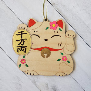 Lucky Cat Ornament