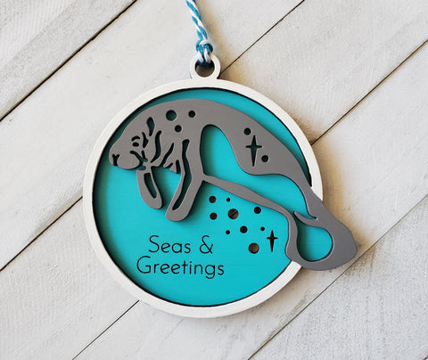 Manatee Ornament