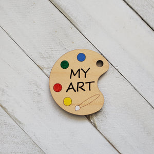 My Art Artist Palette Magnet