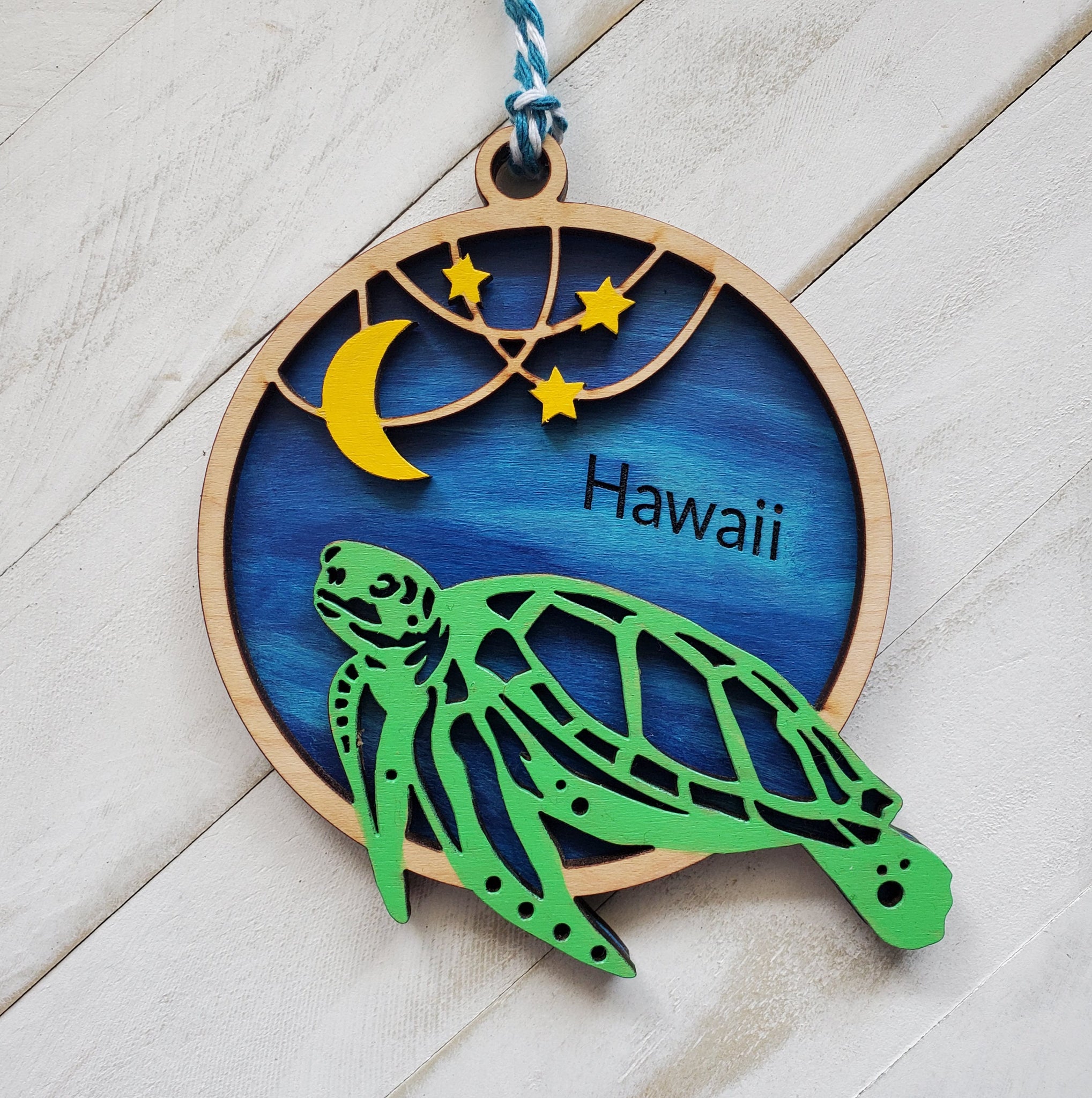 Honu Turtle Christmas Ornament